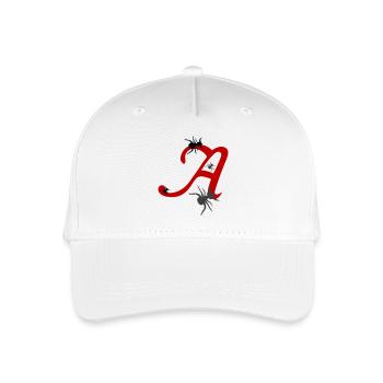 Lettre A Initiale - Casquette de baseball bio Enfant - blanc - Devant