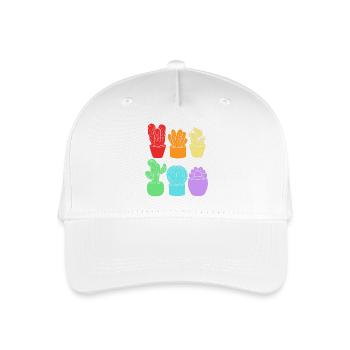 Cacti Plant Cactus - Organic Kids’ Baseball Cap - white - Front