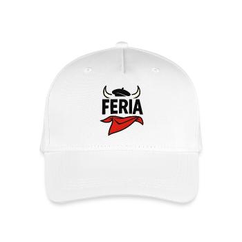 Feria – Baskenland - Kinder Bio Basecap - Weiß - Vorne
