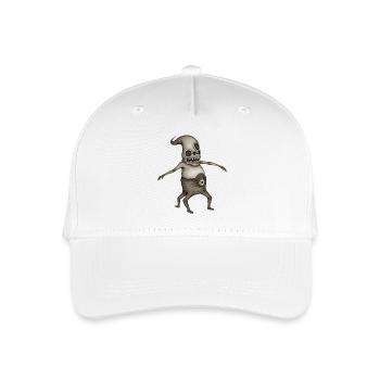 BUG #13 - dark hell - Organic Kids’ Baseball Cap - white - Front