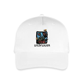 Floraison de fleurs sauvages avec les abeilles - Casquette de baseball bio Enfant - blanc - Devant
