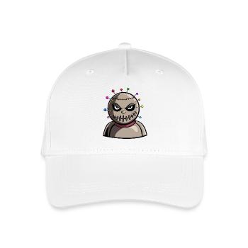 Poupée Vaudou - Casquette de baseball bio Enfant - blanc - Devant