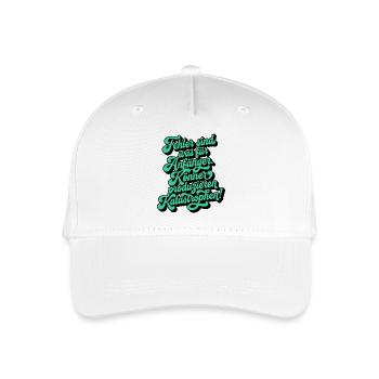 Les erreurs, c’est pour les débutants - Casquette de baseball bio Enfant - blanc - Devant