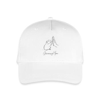 Guinea pig Mom - Kinder Bio Basecap - Weiß - Vorne