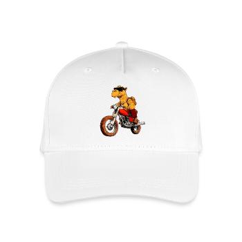 Camel Motorcyclist - Casquette de baseball bio Enfant - blanc - Devant