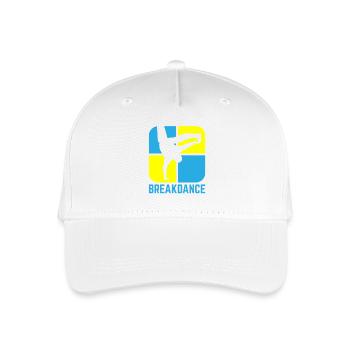 Breakdancing - Organic Kids’ Baseball Cap - white - Front