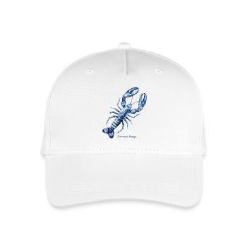 Summer Breeze Watercolor Lobster - Organic Kids’ Baseball Cap - white - Front