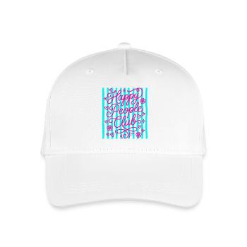 Happy People Club - Organic Kids’ Baseball Cap - white - Front