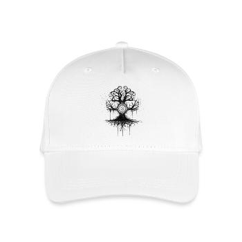 Yggdrasil World Tree - Norse Mythology Viking - Organic Kids’ Baseball Cap - white - Front
