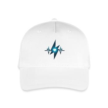 Love at first sight - Organic Kids’ Baseball Cap - white - Front