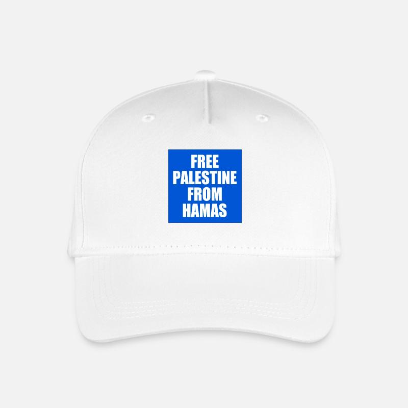 Free palestine - Kinder Bio Basecap - Weiß