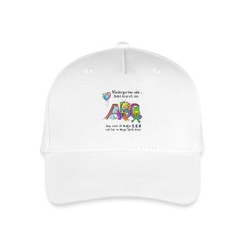 L’ABC - Casquette de baseball bio Enfant - blanc - Devant