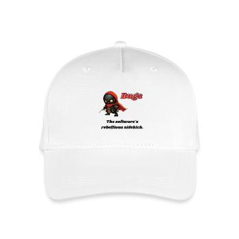 Bugs - The software's rebellious sidekick. - Organic Kids’ Baseball Cap - white - Front