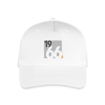 Fabriqué en 1966 Rétro moderniste Design Cadeau d’anniversaire - Casquette de baseball bio Enfant - blanc - Devant