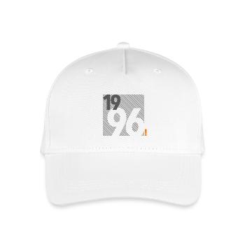 Fabriqué en 1996 Rétro moderniste Design Cadeau d’anniversaire - Casquette de baseball bio Enfant - blanc - Devant