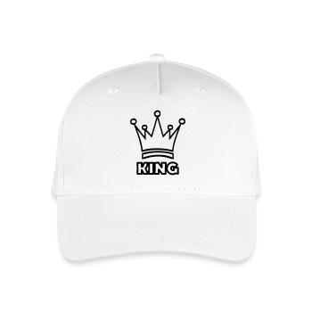 king - Kinder Bio Basecap - Weiß - Vorne
