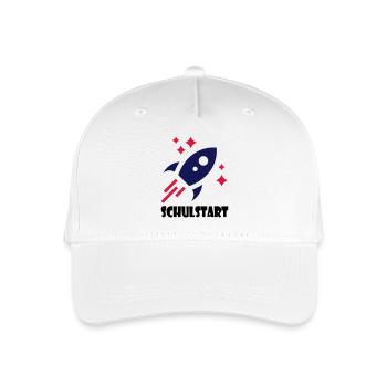Schulstart - Kinder Bio Basecap - Weiß - Vorne