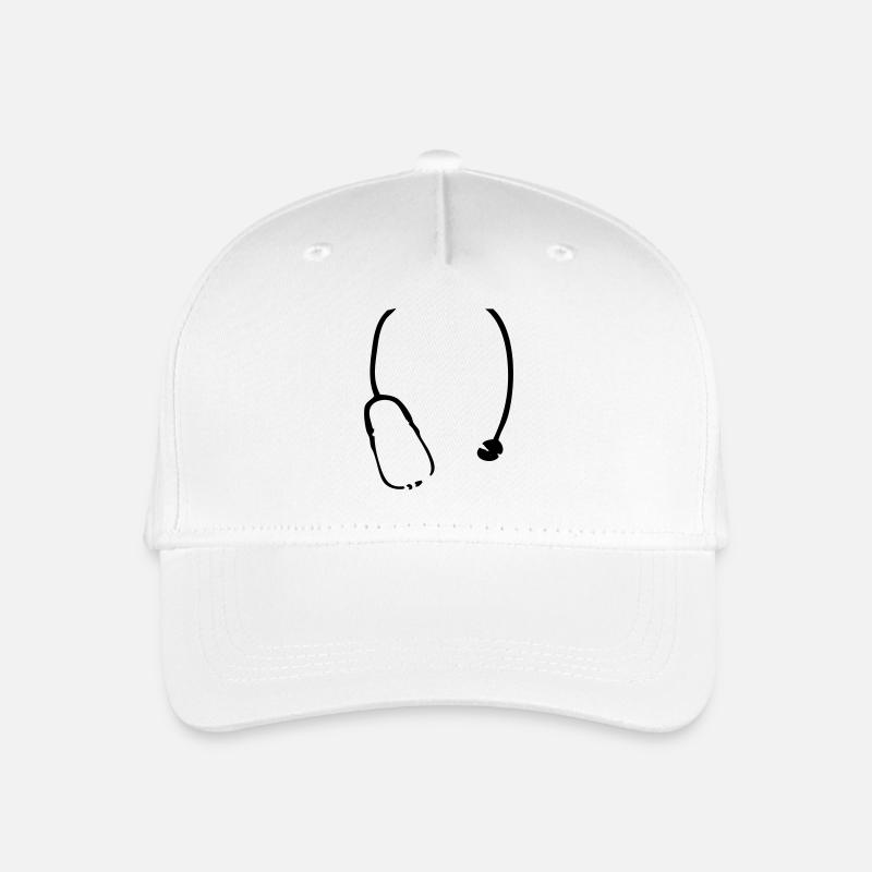 Stethoskop - Kinder Bio Basecap - Weiß