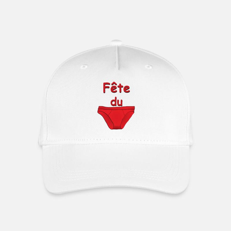 fête du slip - Casquette de baseball bio Enfant - blanc
