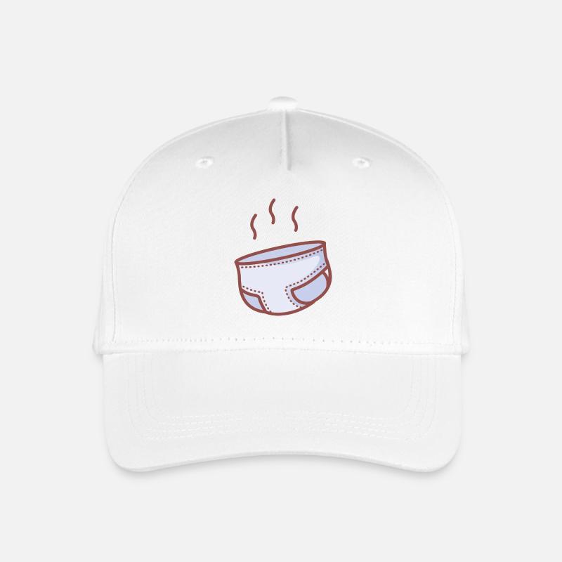 Windel - Kinder Bio Basecap - Weiß