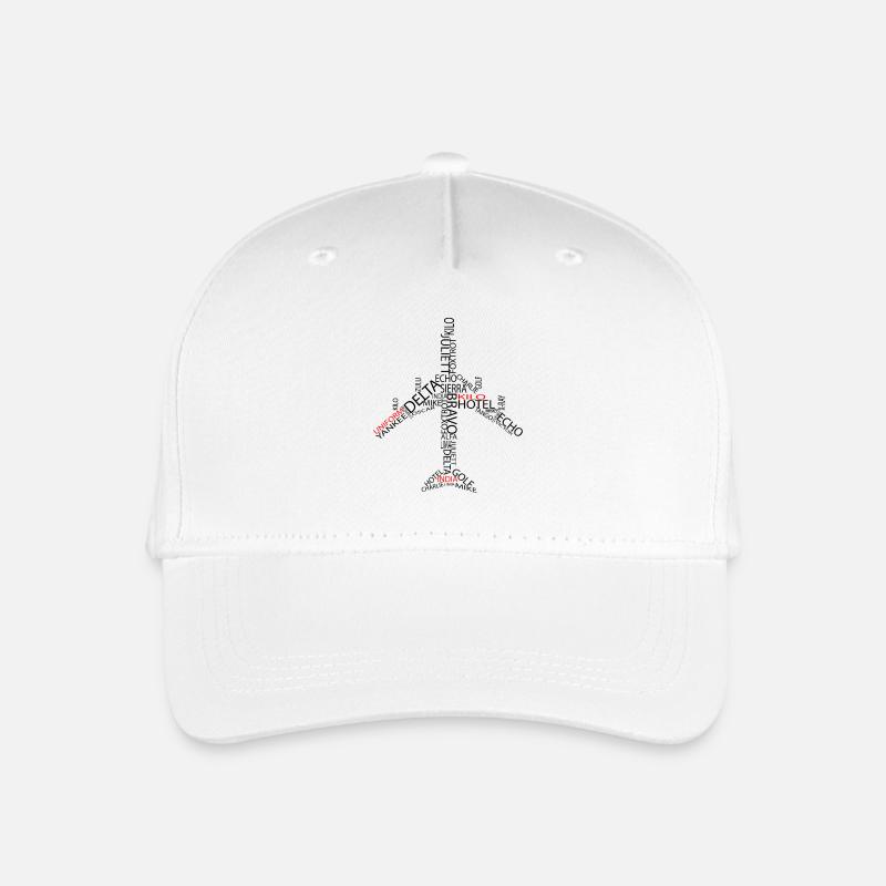 Flugzeug 747 - Kinder Bio Basecap - Weiß
