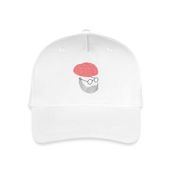 my head - Organic Kids’ Baseball Cap - white - Front