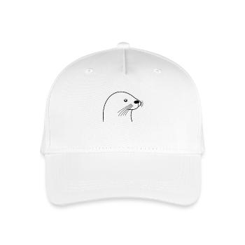 otter - Kinder Bio Basecap - Weiß - Vorne