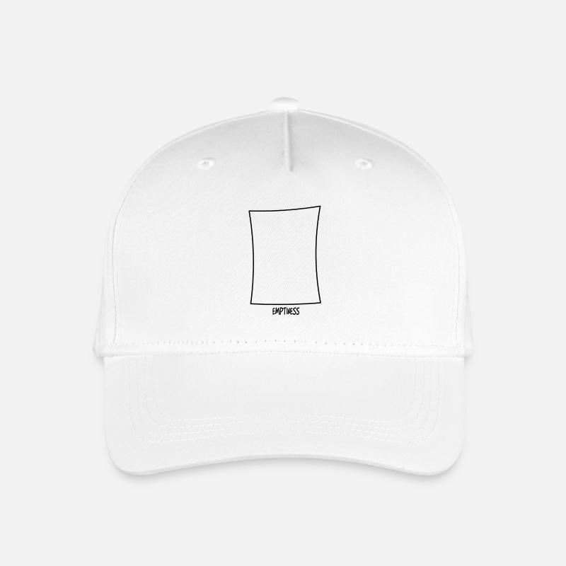 Leeres Quadrat - Kinder Bio Basecap - Weiß