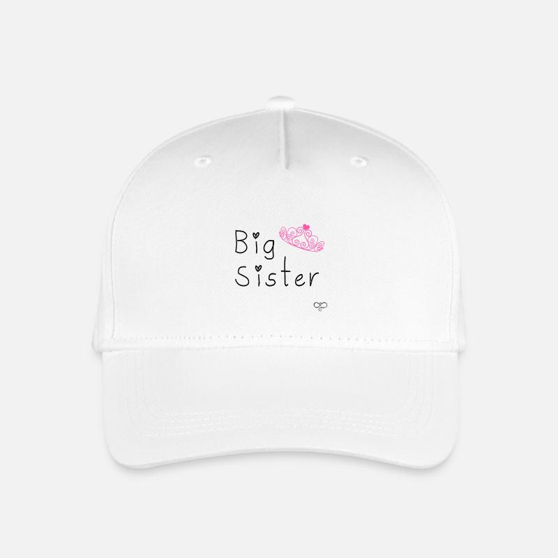 Big Sister - Organic Kids’ Baseball Cap - white