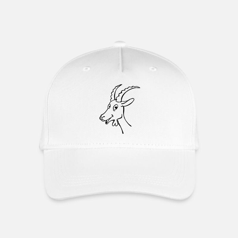 Goat kid - Organic Kids’ Baseball Cap - white