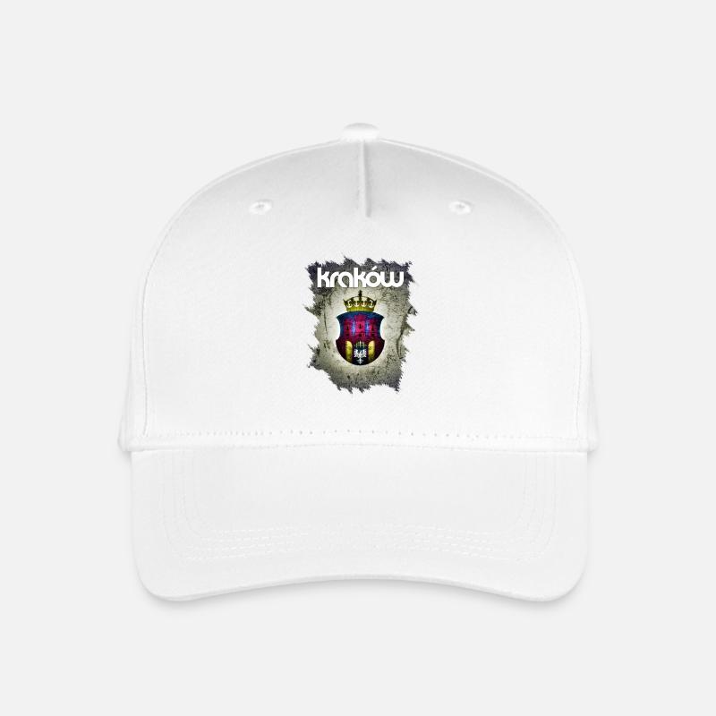 Krakau - Polen - Kinder Bio Basecap - Weiß