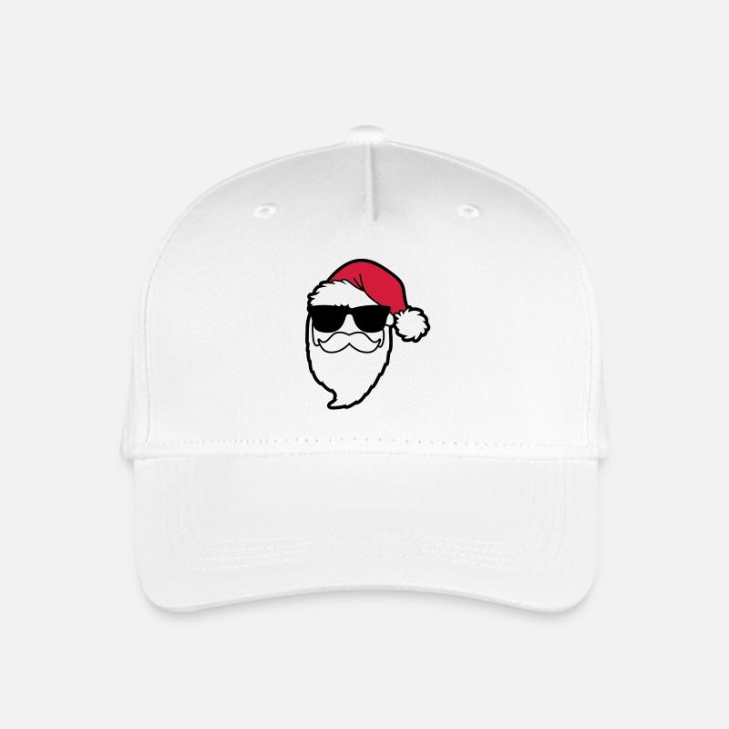 santa_claus_hohoho_4a - Kinder Bio Basecap - Weiß