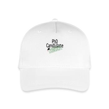 Promotion zum Doktor / PhD Candidate Survivor / Dr - Organic Kids’ Baseball Cap - white - Front