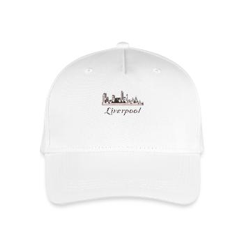 Liverpool - Kinder Bio Basecap - Weiß - Vorne