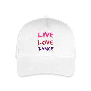 Dance - Kinder Bio Basecap - Weiß - Vorne