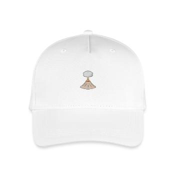 Vulkan - Kinder Bio Basecap - Weiß - Vorne