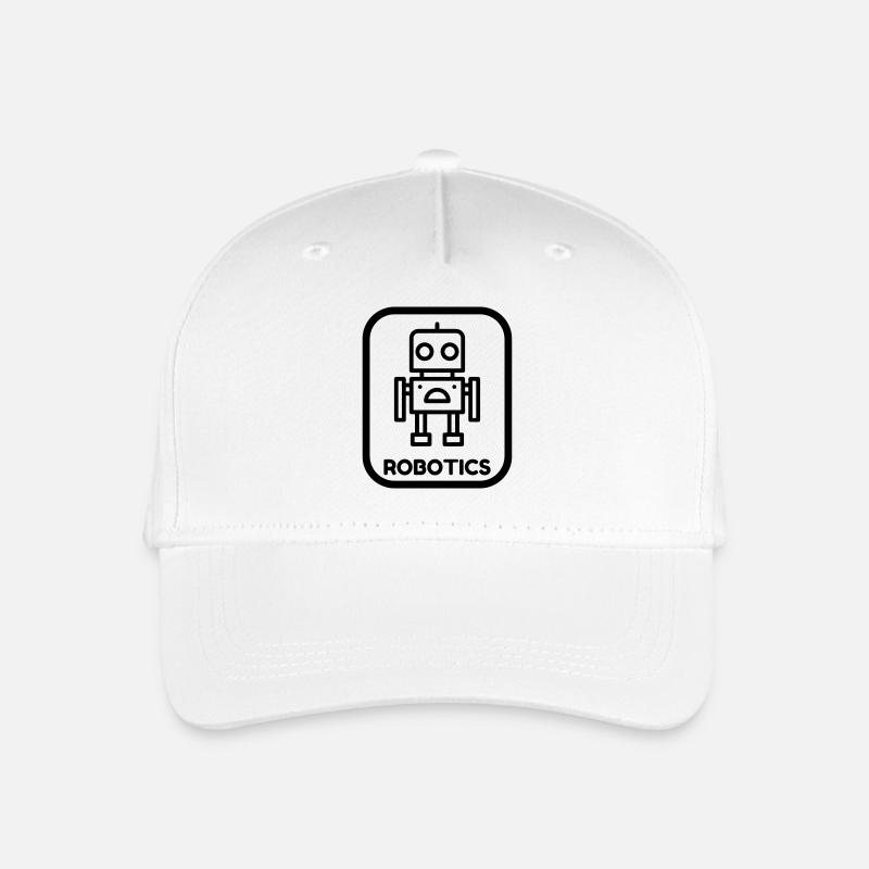 Robotik / Roboter / Robot / Robotics - Kinder Bio Basecap - Weiß