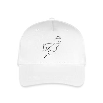 Arrêt coulissant - Casquette de baseball bio Enfant - blanc - Devant