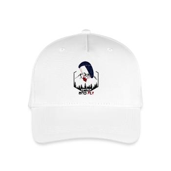 Paragliding - Kinder Bio Basecap - Weiß - Vorne