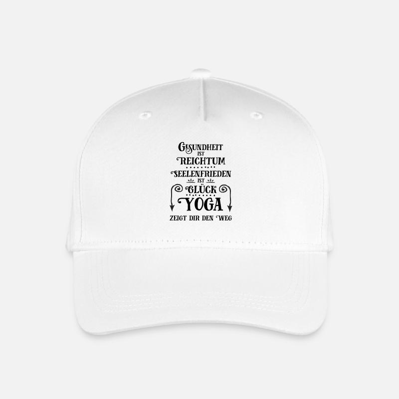 Yoga Weisheit - Kinder Bio Basecap - Weiß