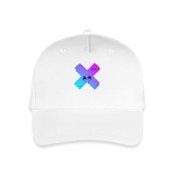 X-Palmen Strand Retro Florida Kalifornien - Kinder Bio Basecap - Weiß - Vorne