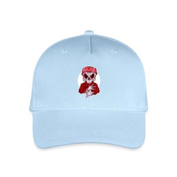 Gangster squelette latino : Streetstyle Underworld - Casquette de baseball bio Enfant - bleu clair - Devant