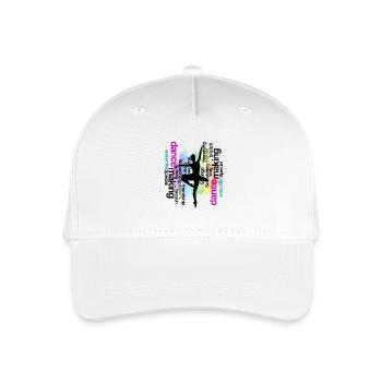 Ballett Tanz Ballerina Balletttänzerin - Kinder Bio Basecap - Weiß - Vorne