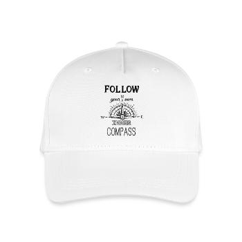 Follow Compass - Organic Kids’ Baseball Cap - white - Front