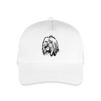 Tête de terrier tibétain - Casquette de baseball bio Enfant - blanc - Devant