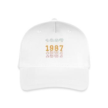 1987 - Organic Kids’ Baseball Cap - white - Front