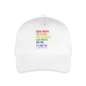 LGBT - Equal Rights For Others - Organic Kids’ Baseball Cap - white - Front