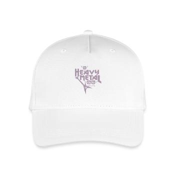 Heavy Metal Funny - Organic Kids’ Baseball Cap - white - Front