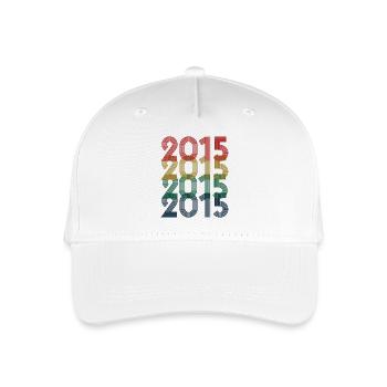 Cool Retro 2015, 8 Years Old, 8th Birthday Kids - Organic Kids’ Baseball Cap - white - Front