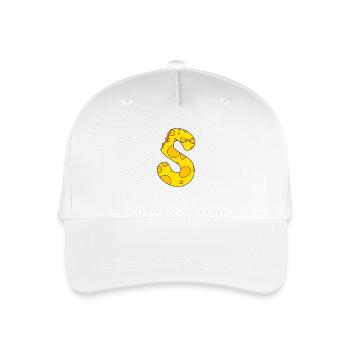 Letter S - Organic Kids’ Baseball Cap - white - Front